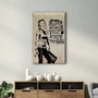 Wallity SPR-1353 Pintura Decorativa de Vidrio Templado Multicolor 46 x 72 cm